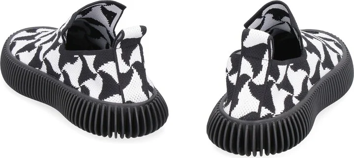 Bottega Veneta Wavy Triangle Slip-On Sneakers - Image 4