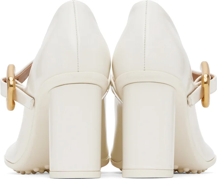 Bottega Veneta White Atomic Pumps - Image 2