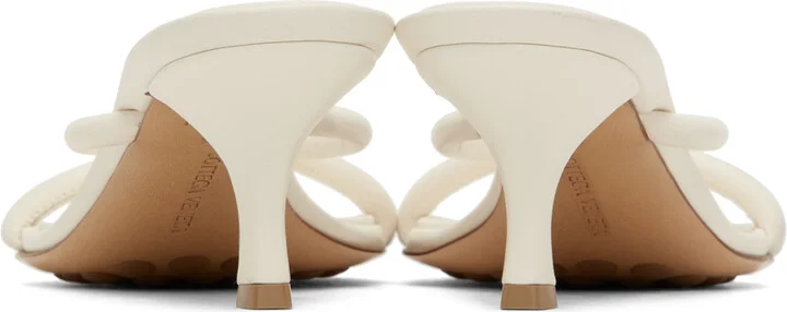 Bottega Veneta White Blink Mules - Image 2