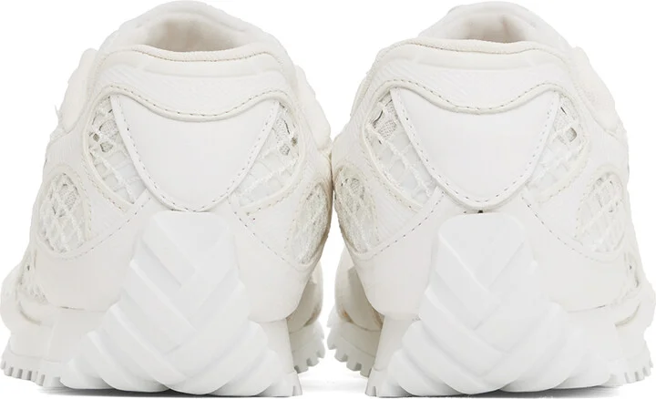 Bottega Veneta White & Off-White Orbit Sneakers - Image 2
