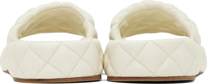 Bottega Veneta White Padded Sandals - Image 2