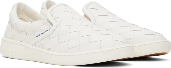 Bottega Veneta White Sawyer Sneakers - Image 4
