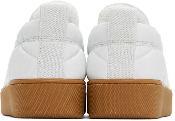Bottega Veneta White 'The Quilt' Sneakers - Image 4