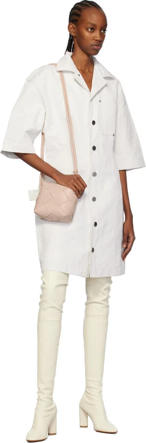 Bottega Veneta White Tripod Over-The-Knee Boots - Image 5