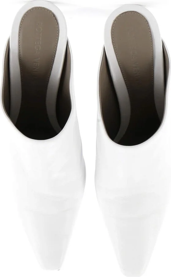 Bottega Veneta Women's Almond Mules Leather - Image 3