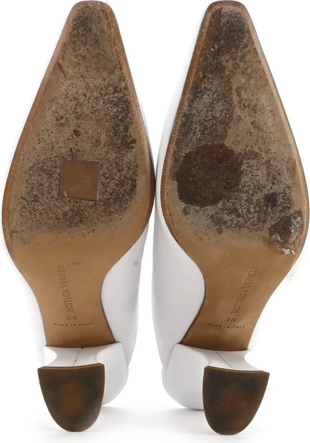 Bottega Veneta Women's Almond Mules Leather - Image 7
