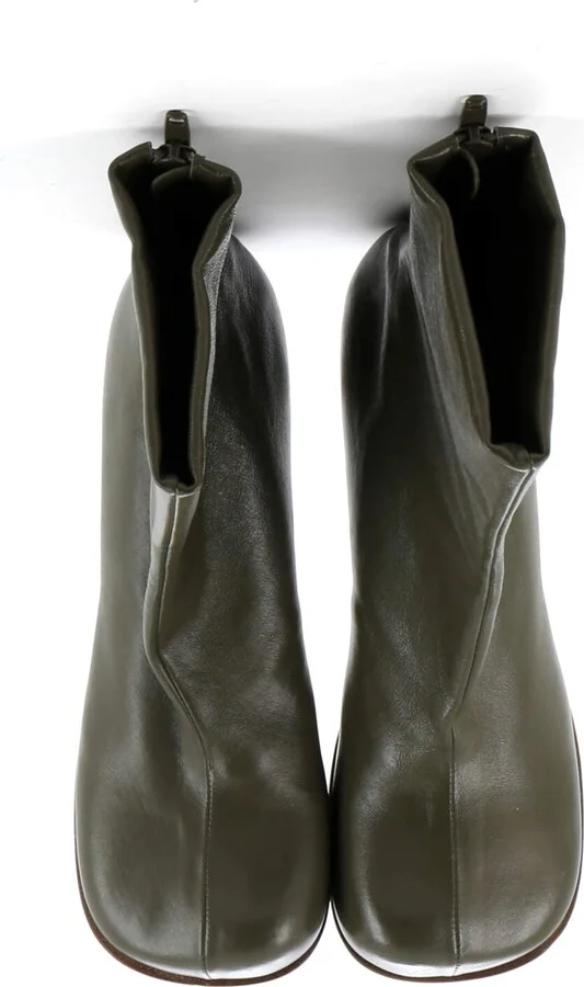 Bottega Veneta Women's Bloc Ankle Boots Leather - Image 2