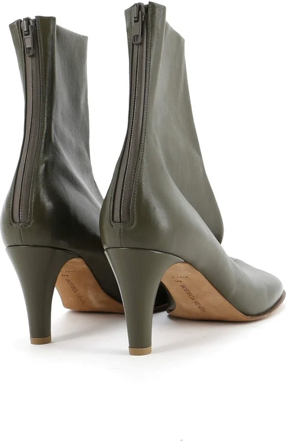 Bottega Veneta Women's Bloc Ankle Boots Leather - Image 3