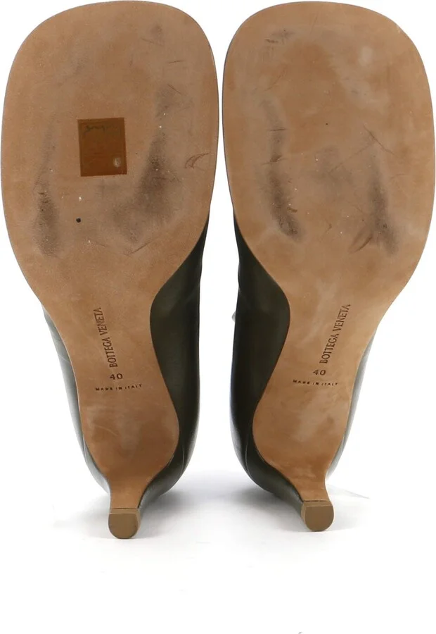 Bottega Veneta Women's Bloc Ankle Boots Leather - Image 4