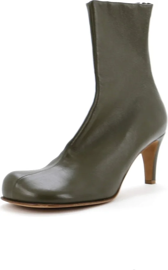 Bottega Veneta Women's Bloc Ankle Boots Leather