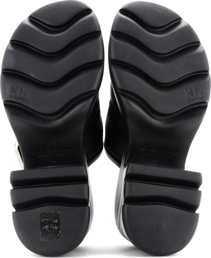 Bottega Veneta Women's Flash Bomber Slide Sandal Nylon with Leather - Image 4