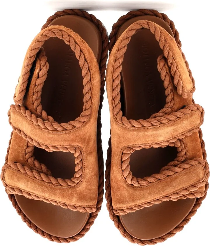 Bottega Veneta Women's Jack Slingback Sport Sandals Suede - Image 2