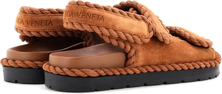 Bottega Veneta Women's Jack Slingback Sport Sandals Suede - Image 3