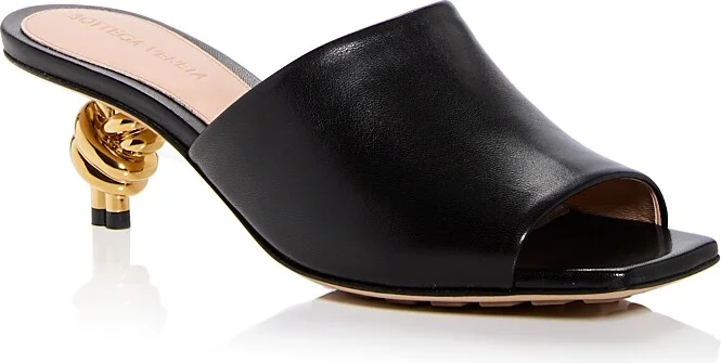 Bottega Veneta Women's Knot Low Heel Slide Sandals