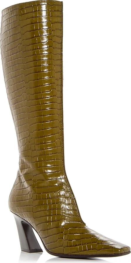 Bottega Veneta Women's Lewis Croc Embossed Boots