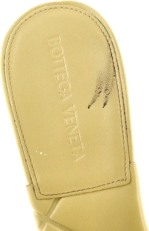 Bottega Veneta Women's Lido Heeled Sandals Quilted Embossed Leather - Image 6