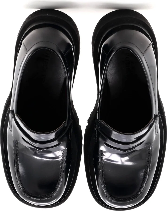 Bottega Veneta Women's Monsieur Platform Loafers Patent - Image 2