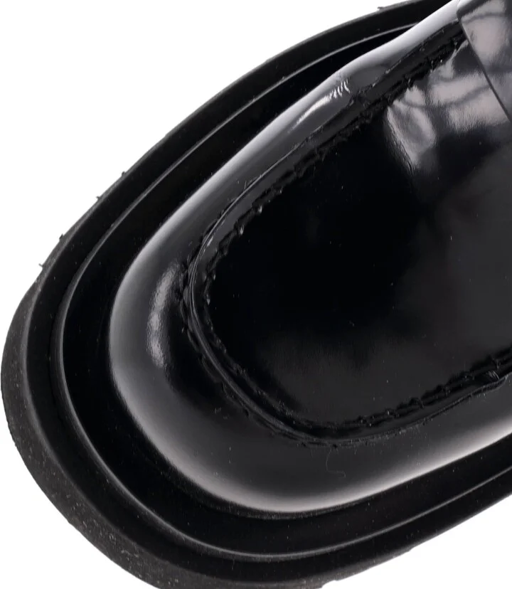 Bottega Veneta Women's Monsieur Platform Loafers Patent - Image 5