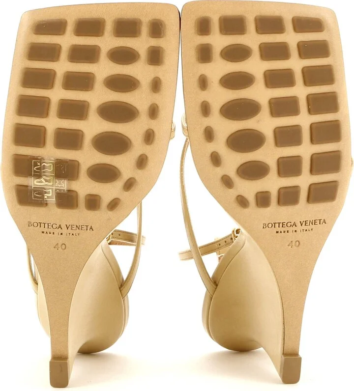 Bottega Veneta Women's Stretch Strap Wedge Sandals Leather - Image 4