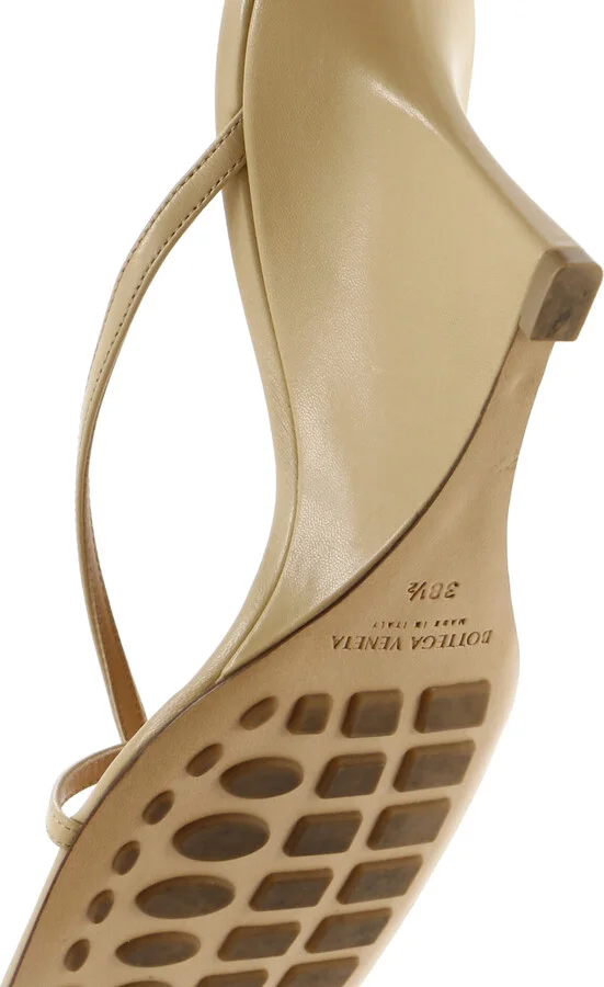 Bottega Veneta Women's Stretch Strap Wedge Sandals Leather - Image 5