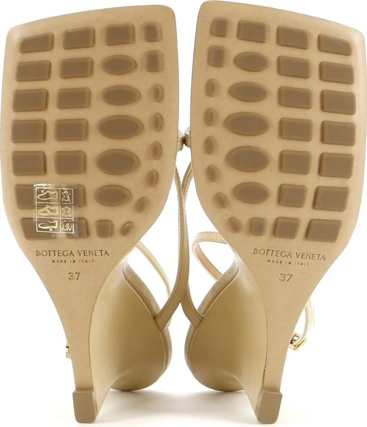 Bottega Veneta Women's Stretch Strap Wedge Sandals Leather - Image 4