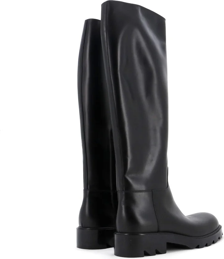 Bottega Veneta Women's Strut Knee High Boots Leather - Image 3