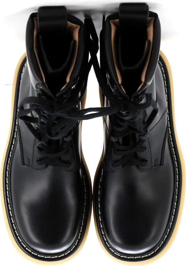 Bottega Veneta Women's The Bounce Lace Up Boots Leather - Image 2