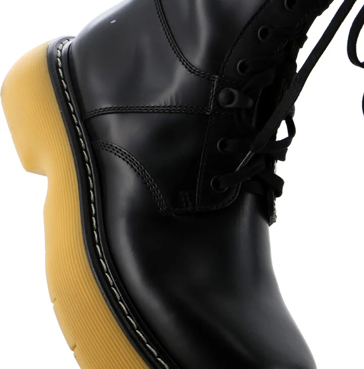 Bottega Veneta Women's The Bounce Lace Up Boots Leather - Image 5