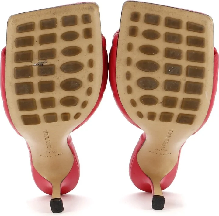 Bottega Veneta Women's The Padded Heeled Sandals Quilted Leather - Image 4