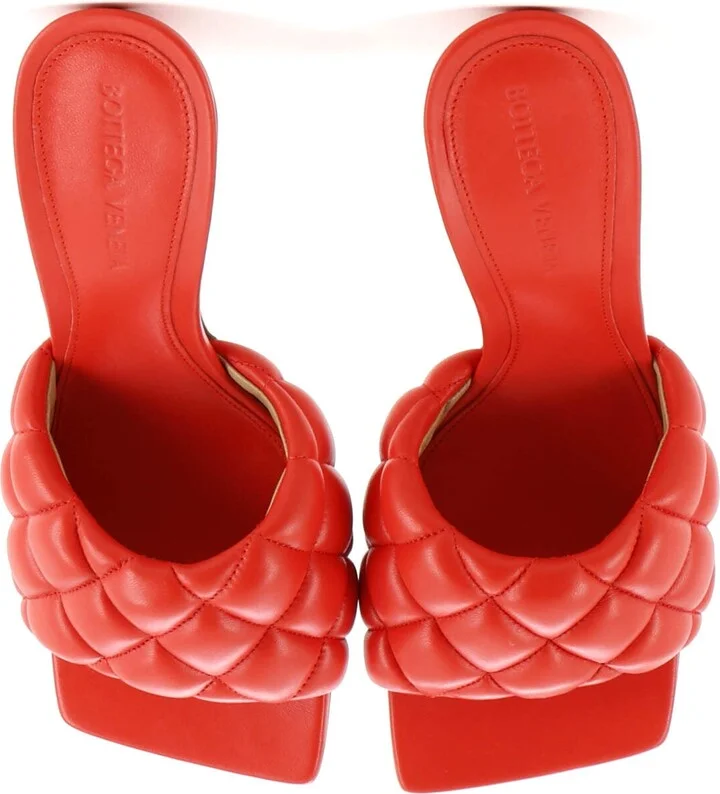 Bottega Veneta Women's The Padded Heeled Sandals Quilted Leather - Image 2