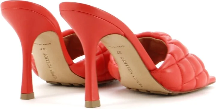 Bottega Veneta Women's The Padded Heeled Sandals Quilted Leather - Image 3