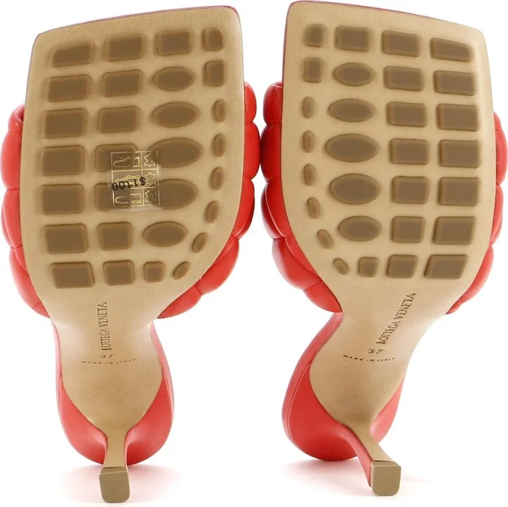 Bottega Veneta Women's The Padded Heeled Sandals Quilted Leather - Image 4