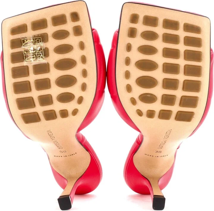 Bottega Veneta Women's The Padded Heeled Sandals Quilted Leather - Image 4