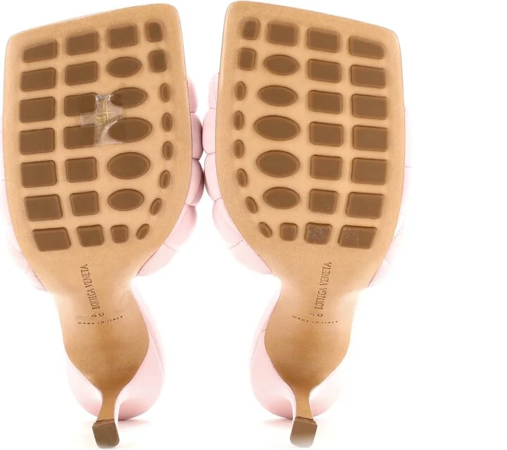 Bottega Veneta Women's The Padded Heeled Sandals Quilted Leather - Image 4