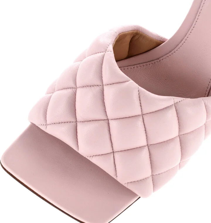 Bottega Veneta Women's The Padded Heeled Sandals Quilted Leather - Image 5
