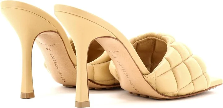 Bottega Veneta Women's The Padded Heeled Sandals Quilted Leather - Image 3