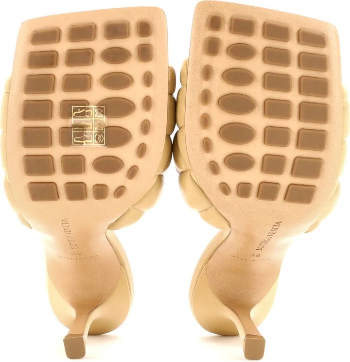 Bottega Veneta Women's The Padded Heeled Sandals Quilted Leather - Image 4