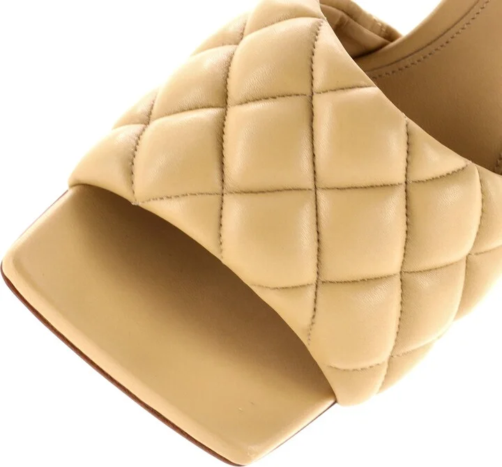 Bottega Veneta Women's The Padded Heeled Sandals Quilted Leather - Image 5