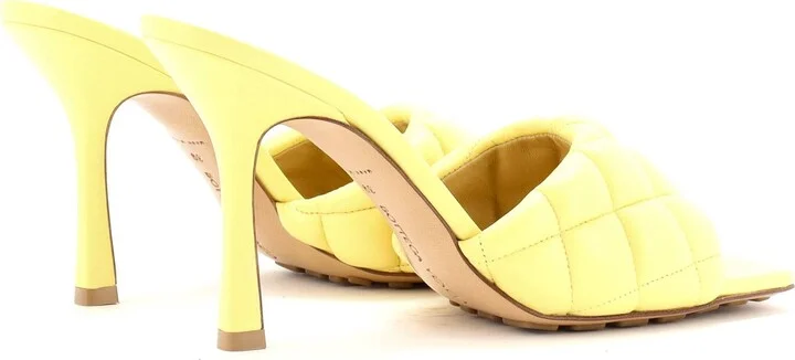 Bottega Veneta Women's The Padded Heeled Sandals Quilted Leather - Image 3