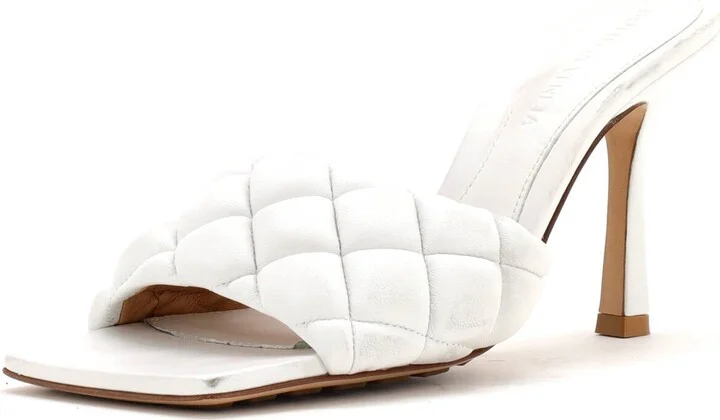 Bottega Veneta Women's The Padded Heeled Sandals Quilted Leather