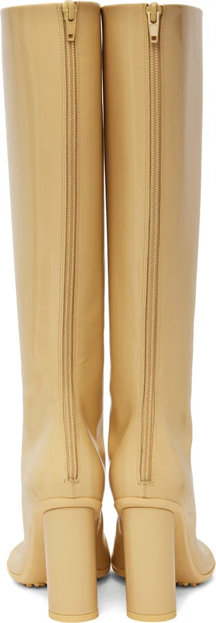 Bottega Veneta Yellow Atomic Tall Boots - Image 2