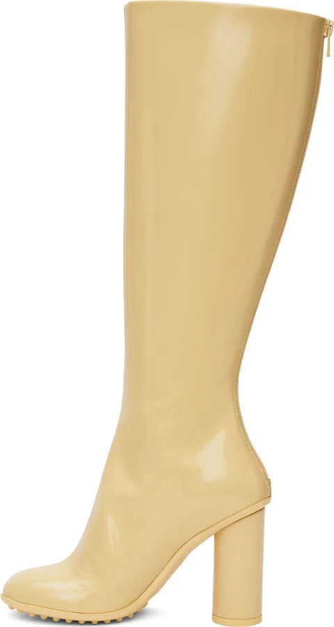 Bottega Veneta Yellow Atomic Tall Boots - Image 3