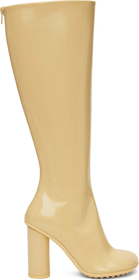 Bottega Veneta Yellow Atomic Tall Boots