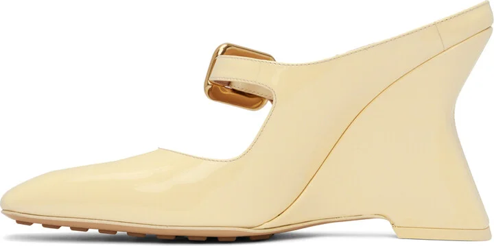 Bottega Veneta Yellow Comet Mules - Image 3
