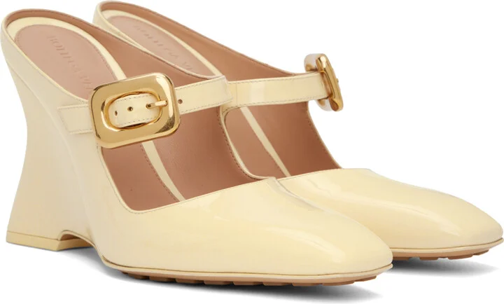 Bottega Veneta Yellow Comet Mules - Image 4