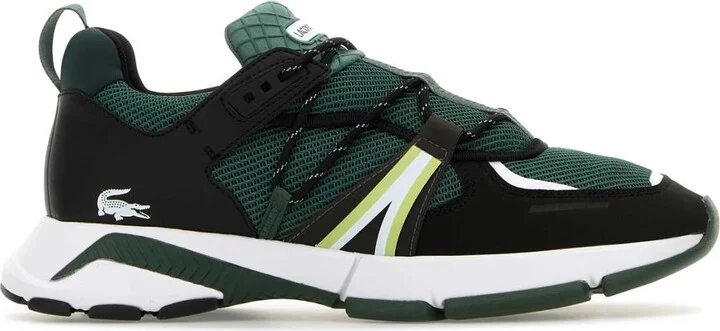 Bottle Green Fabric L003 Sneakers