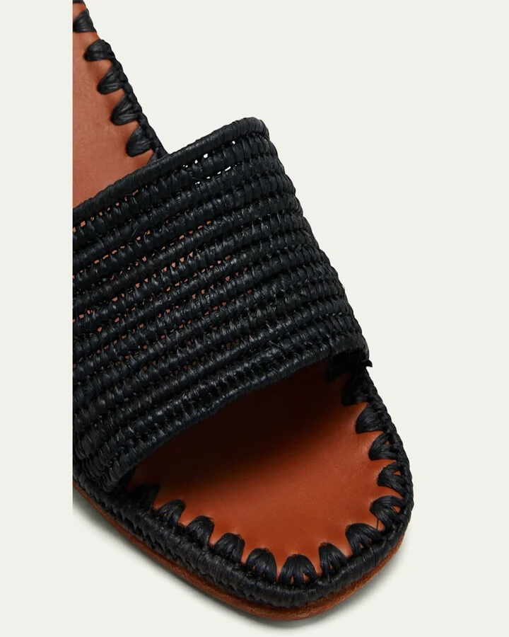 Bou Woven Slide Sandals - Image 4