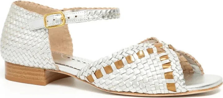 Boubourg woven leather sandals - Image 2