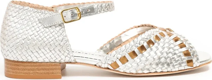 Boubourg woven leather sandals
