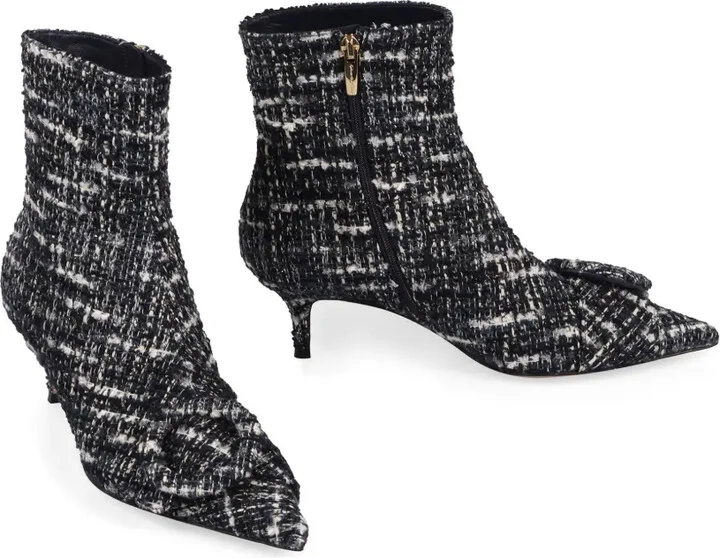 Bouclé Ankle Boots - Image 2